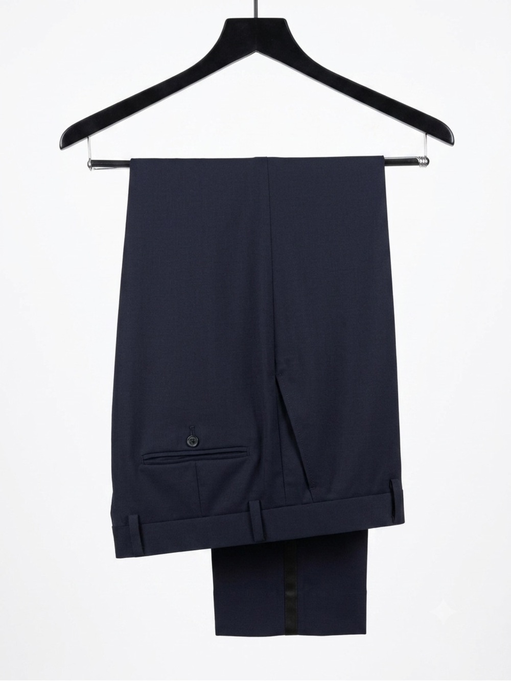 Jos. A. Bank Dark Navy Dress Pants - Cuffed / PleatedFront 34 x 29